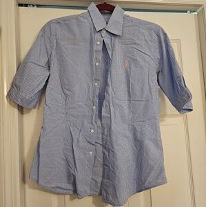 Polo Ralph Lauren Blue Gingham Shirt